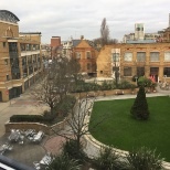 View from our London Office windows - looking forward to having lunches on the grass come Summer!