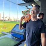 Our mascot Owlie loved spending the afternoon with his favorite person, our CEO Jason