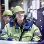 Women in the controlling room in Tornio