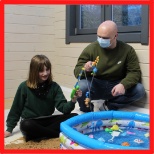 Sensory play in our activity centre