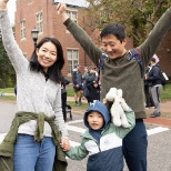 Our employee and her family participate in the EverybodyIn Walk.