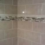 Job done in a bathroom