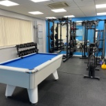 Onsite gym available to staff