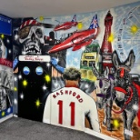 Stanley wall mural designed by our young people