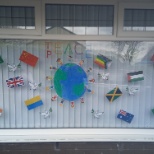 Window display by our young people