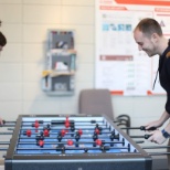 Table football in the Staff Room