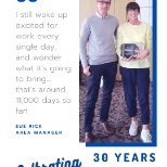 Sue Rick, Area Manager celebrating 30 years with The Works! #LongService