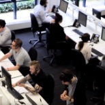 Bustling call centre