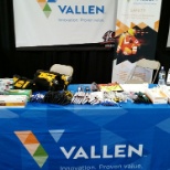 Vallen booth at Customer Trade Show