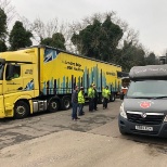 Pizza van at our Manchester Distribution Centre