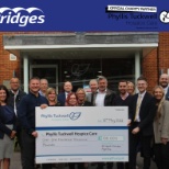 OVER £100,000 RAISED FOR PHYLLIS TUCKWELL HOSPICE CARE BY BRIDGES 