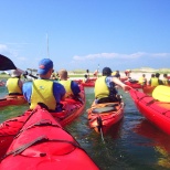 Sometimes it's more fun to work in a kayak!! Fun Fridays!!