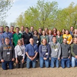 Fargo Summer Leadership Program students gather for a group picture!