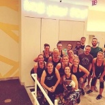 Team outing at SoulCycle